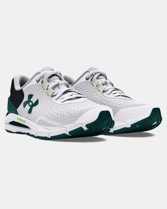 Men's UA HOVR™ Intake 6 Running Shoes in White image number 3